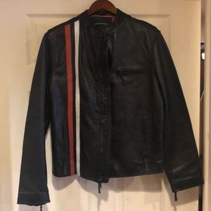 Banana Republic Motorcycle Leather Jacket sz M